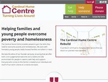 Tablet Screenshot of cardinalhumecentre.org.uk